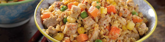 Arroz frito tipo Oriental