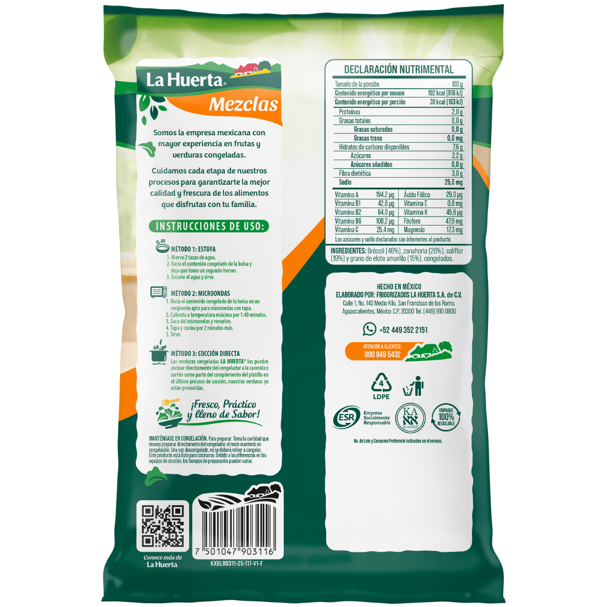 Guarnición de Verduras