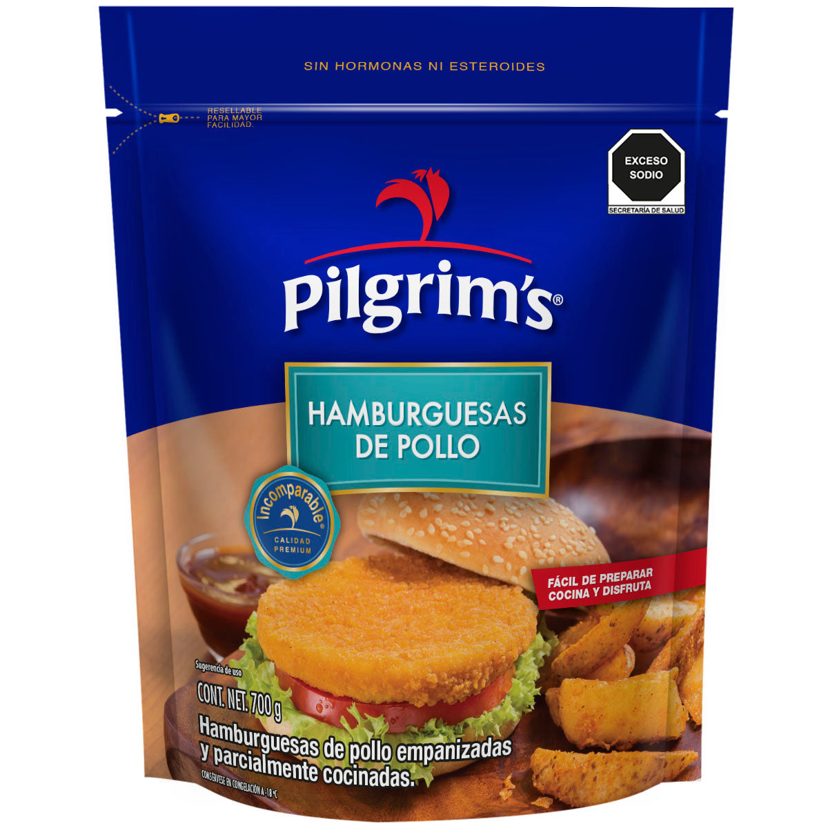 Hamburguesa de Pechuga de Pollo
