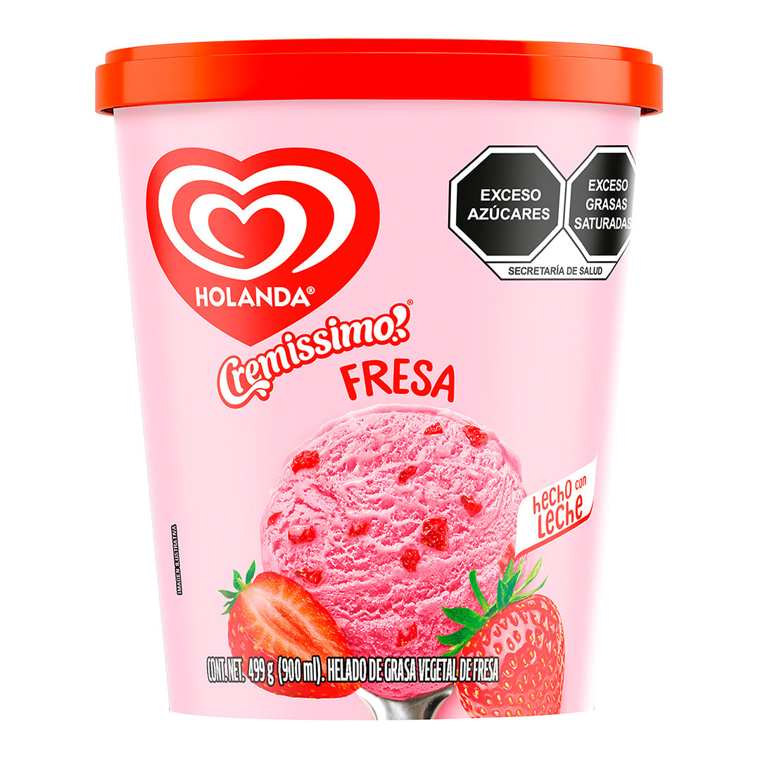 Helado Fresa 900 ml