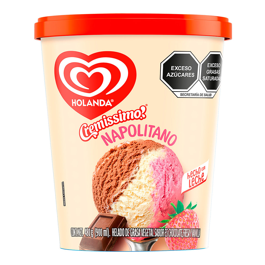 Helado Napolitano 900 ml