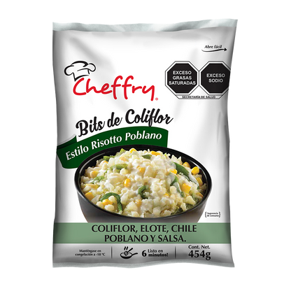 Bits de Coliflor estilo risotto poblano