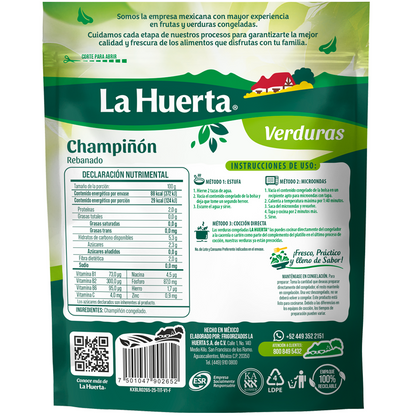 Champiñón Rebanado