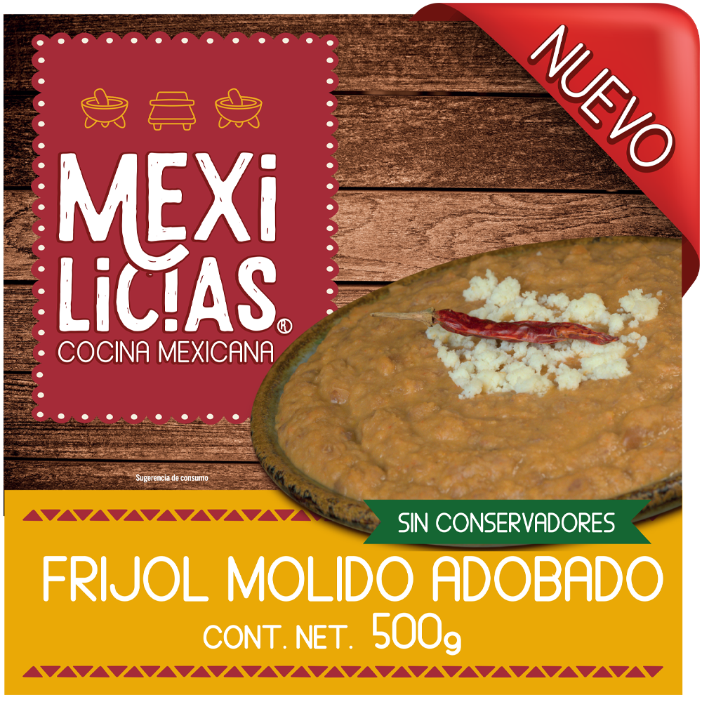 Frijol Molido Adobado