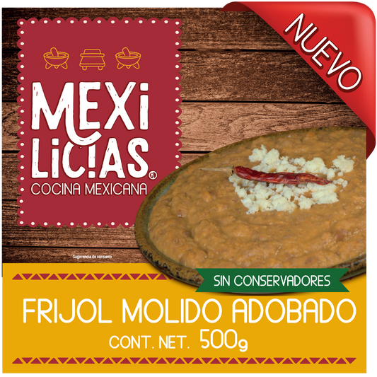 Frijol Molido Adobado