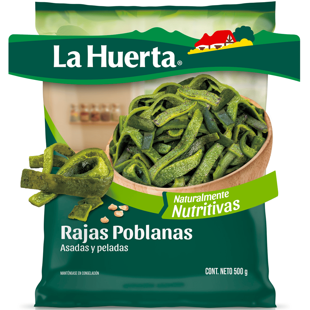 Rajas Poblanas Asadas