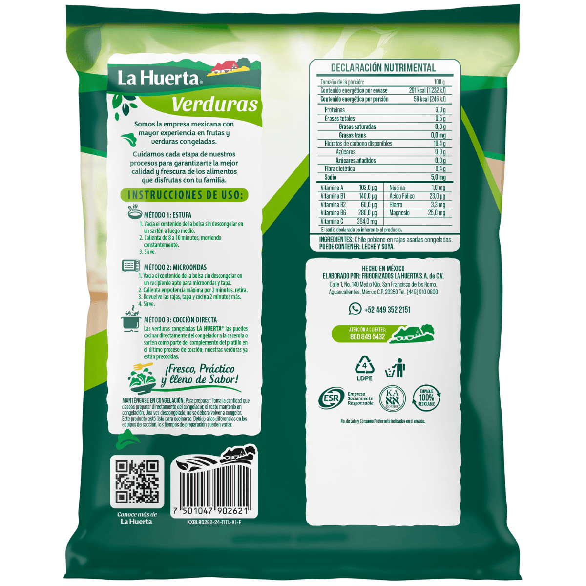 Rajas Poblanas Asadas